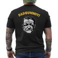 Dadgummit Gosh Darn Grumpy Old Man Southern Vintage Men's Back Print T-shirt