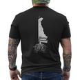 DelawareVintage Home Grown Roots State Pride Mens Back Print T-shirt