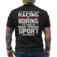 Dirt Track Racing Race Racing Funny Gifts Mens Back Print T-shirt