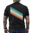 Disability Pride Flag Mens Back Print T-shirt