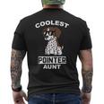 Dog German Shorthaired Coolest German Shorthaired Pointer Aunt Funny Dog Mens Back Print T-shirt