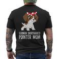 Dog German Shorthaired Gsp Dog Mom Cute German Shorthaired Pointer Mom Mens Back Print T-shirt