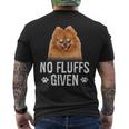 Dog Pomeranian No Fluffs Given Pomeranian 2 Mens Back Print T-shirt