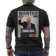 Donald Trump 2024 Wanted For President -The Return Men's T-shirt Back Print
