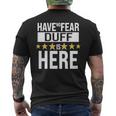 Duff Name Gift Have No Fear Duff Is Here Mens Back Print T-shirt