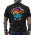 Eagle Beach Aruba Vacation Souvenir Sunset Beach Mens Back Print T-shirt