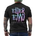 Elder Emo It Wasnt Just A Phase - Funny Emo Goth Mens Back Print T-shirt