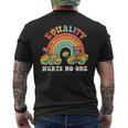Equality Hurts No One Lgbt PrideGay Pride T Mens Back Print T-shirt