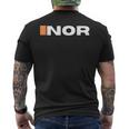 F1 Grid Names Lando Norris Mens Back Print T-shirt