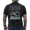 Family Cruise Alaska 2023 Matching Family Vacation Souvenir Mens Back Print T-shirt