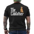 Fathers Day | Labrador Daddy | Dog Lover | The Lab Father Mens Back Print T-shirt