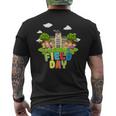 Field Day Tug Of War Men's T-shirt Back Print