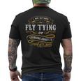 Fly AnglerEither Fly Tying Or Thinking About It Men's T-shirt Back Print