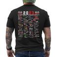 Formula Racing Open Wheel Race Car Fan 2023 World Circuits Men's T-shirt Back Print