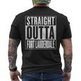 Fort Lauderdale - Straight Outta Fort Lauderdale Mens Back Print T-shirt