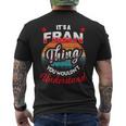 Fran Retro Name Its A Fran Thing Mens Back Print T-shirt