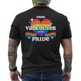 From Vancouver With Pride Lgbtq Gay Lgbt Homosexual Mens Back Print T-shirt