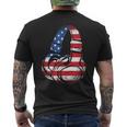 Funny 4Th Of July American Flag Gaming Patriotic Boys Kids Mens Back Print T-shirt