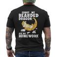 Bearded Dragon Lizard Lover Bearded Dragon Men's T-shirt Back Print