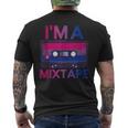 Bisexuality Pride Retro Cassette Bi Bisexual Men's T-shirt Back Print