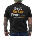 Funny Fathers Day Dad Best Farter Ever I Mean Father Mens Back Print T-shirt
