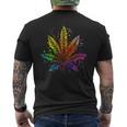 Funny Marijuana Weed Tie Dye 420 Cannabis Thc Lover Cousin Mens Back Print T-shirt