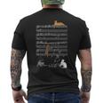 Musical Cats Cat And Music Lover Cat Men's T-shirt Back Print