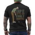 And Rude Golf Drink And Drive- Adult Humor Men's T-shirt Back Print
