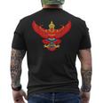 Garuda Emblem Of Thailand Thai Buddha Sabaidee Men's T-shirt Back Print