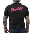 Gay Pride Lgbt Pink Bear Gay Daddy Mens Back Print T-shirt