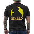 Giallo Italian Horror Movies 70S Retro Italian Horror Men's T-shirt Back Print
