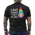 Gnome Pansexual Lgbt Pride Pan Colors Mens Back Print T-shirt