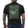 Goose Ugly Christmas Sweater Ho Ho Honk Xmas Party Men's T-shirt Back Print