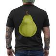 Green Pear Funny Fruit Costume Mens Back Print T-shirt