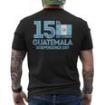 Guatemala Pride Independence 15 September Guatemalan Flag Men's T-shirt Back Print