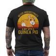 Guinea Pig Never Underestimate A Boy With A Guinea Pig Gifts For Pig Lovers Funny Gifts Mens Back Print T-shirt