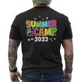 Happy Summer Camp Love Outdoor Activities For Boys Girls Mens Back Print T-shirt Happy Summer Camp Love Outdoor Activities For Boys Girls Mens Back Print T-shirt