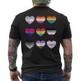 Heart Lgbt Flag Happy Pride Month Transgender Mtf Ftm Gays Mens Back Print T-shirt