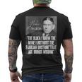HL Mencken Quote Distrust Doctrine That Age Brings Wisdom Men's T-shirt Back Print