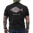 Homer Alaska Native American Halibut Fishermen Men's T-shirt Back Print