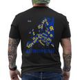 I Am European Multi Lingual Cultural Pride Continent Mens Back Print T-shirt