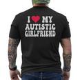 I Love My Autistic Girlfriend Mens Back Print T-shirt