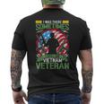 I Was There Sometimes I Still Am Vietnam Veteran Mens Back Print T-shirt
