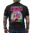 Im Ready To Crush 2Nd Grade Dabbing Unicorn Back To School Mens Back Print T-shirt