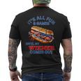 Its All Fun & Games Until My Wiener Comes Out 4Th Of July Mens Back Print T-shirt