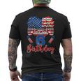 Its My 6Th Birthday 6 Years Old July 4Th Gamer Controller Mens Back Print T-shirt