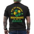 Jamaican Independence 6Th August 1962 Jamaican Flag Mens Back Print T-shirt