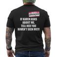 Karen Costume Adult I Am The Manager If Karen Asks Men's T-shirt Back Print