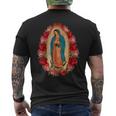Our Lady Virgen De Guadalupe Virgin Mary Gracias Madre Men's T-shirt Back Print