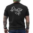 Leopard Love Real Estate Life Realtor Life House Investment Men's T-shirt Back Print